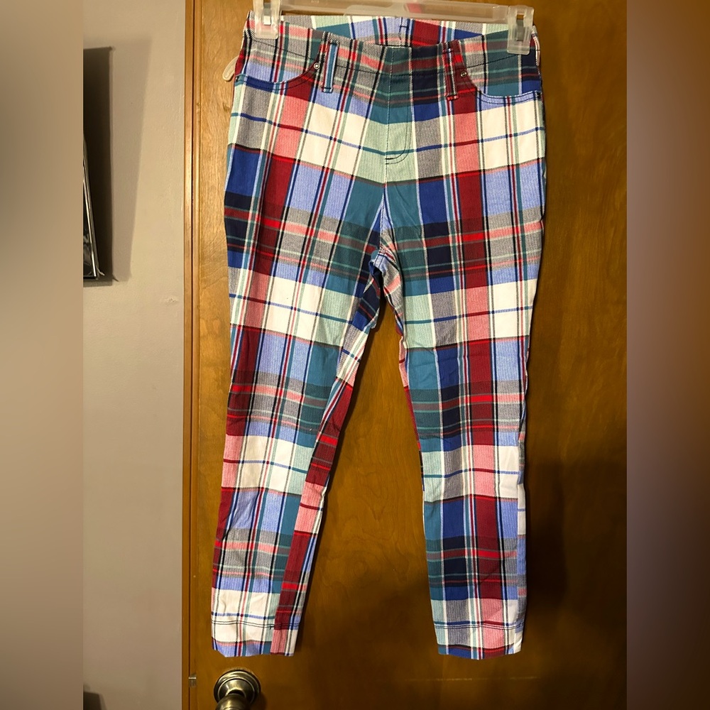 Colorful Plaid jeggins